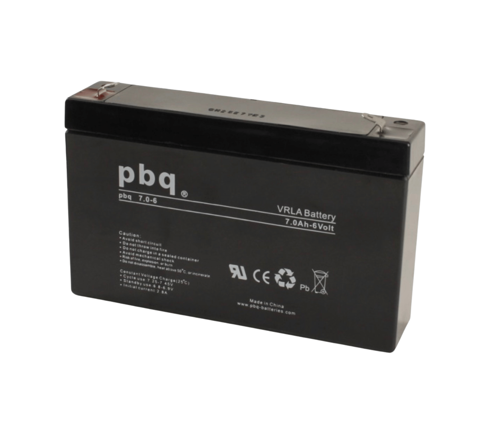 Akumulator AGM 6V 7Ah PBQ – Wąski Typ VRLA do Zabawek i UPS | KABE