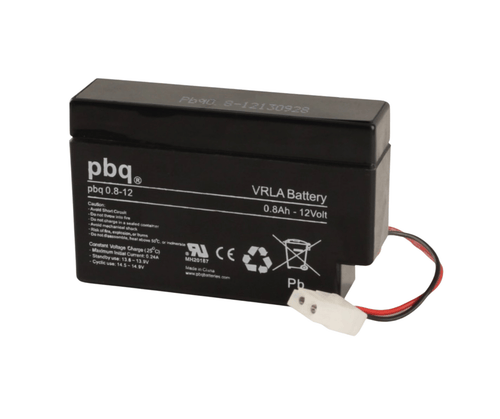 Akumulator AGM 12V 0,8Ah PBQ - Precyzyjne mikro-ogniwo VRLA | KABE