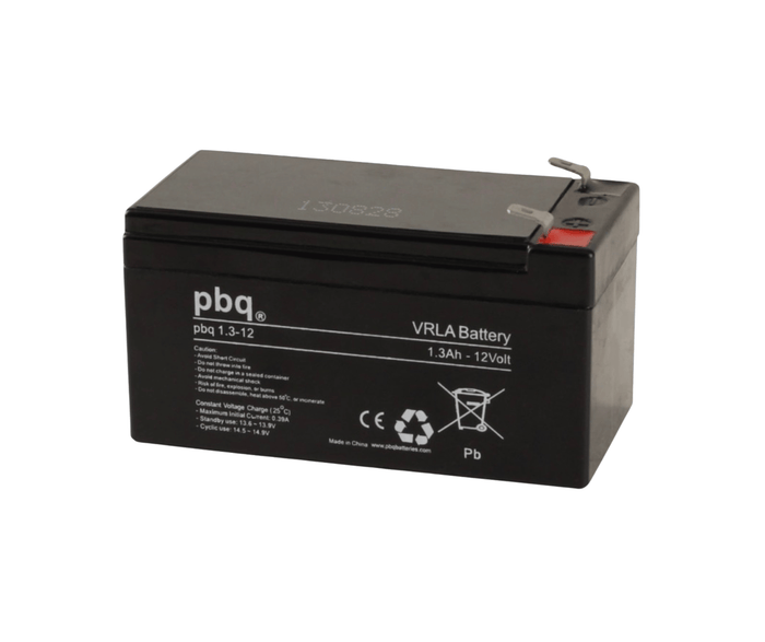 Akumulator AGM 12V 1,3Ah PBQ - Standard do systemów alarmowych i automatyki | KABE