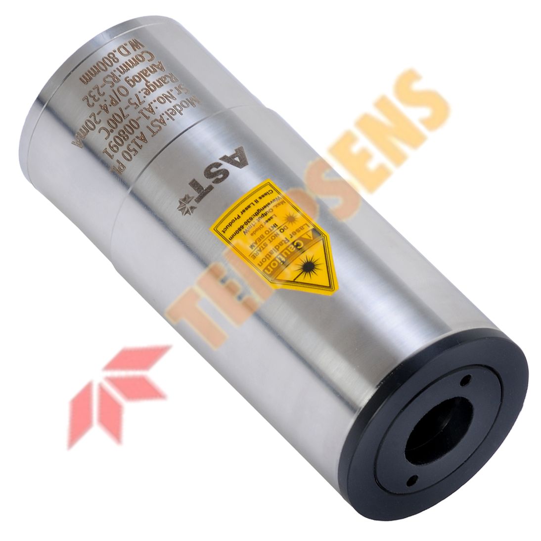 AST A150 -pirometr do  powierzchni metalicznych, grafitu lub ceramiki w zakresie 75...700°C, optyka 40:1, celownik laserowy