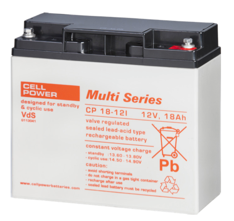 Akumulator AGM 12V 18Ah CP - Standard do UPS i Alarmów, VdS