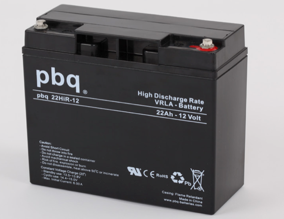 Akumulator PBQ HR 22-12 – Akumulator VRLA High Discharge 12V 22Ah (wysokoprądowy)