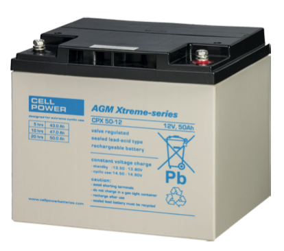 CPX 50-12 – Akumulator AGM VRLA 12V 50Ah (Deep Cycle, do pracy cyklicznej)