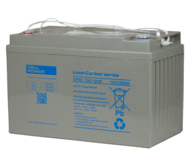 CPXC 130-12 HE – Akumulator Pb-C AGM 12V 130Ah (Lead Carbon, ekstremalna żywotność cykliczna)